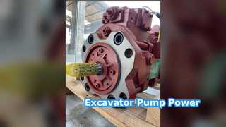 Excavator Hydraulic Pump Upgrade