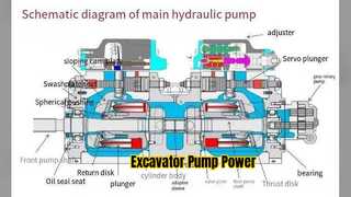 Komatsu Excavator Hydraulic Pump Parts
