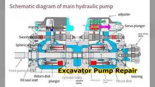 Excavator Hydraulic Pump Repair Part