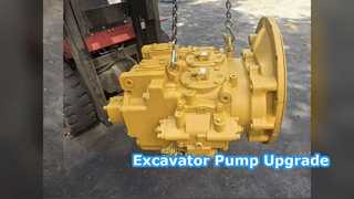 Excavator Hydraulic Pump Replacement