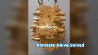 Komatsu PC360-7 Distribution Valve Repair